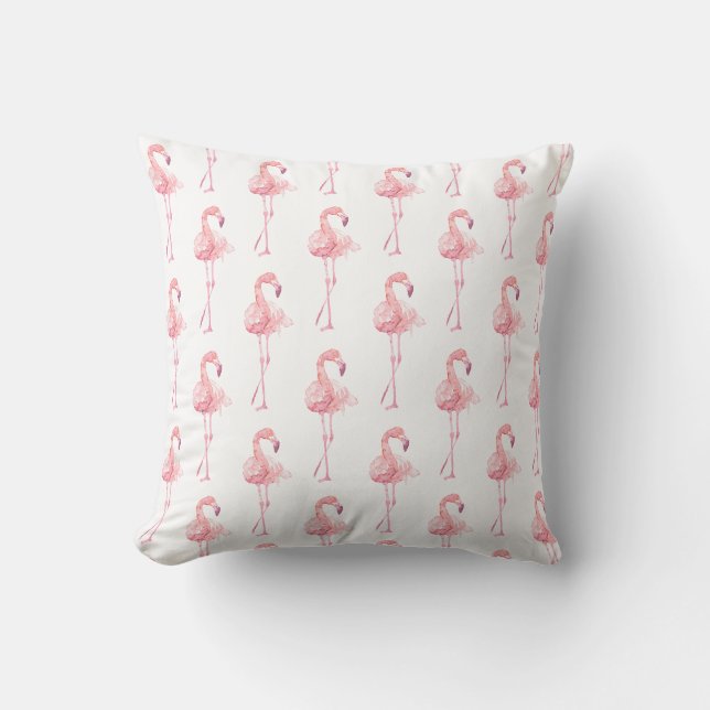 Öm Flamingo Serie Design 2 Kudde (Framsida)