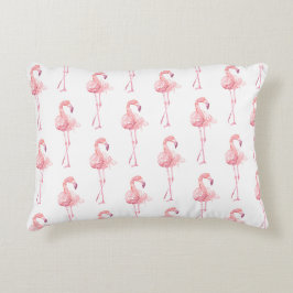 Öm Flamingo-serie Design 2 Prydnadskudde
