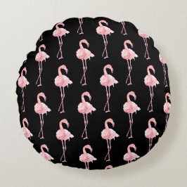 Öm Flamingo Serie Design 2 Rund Kudde