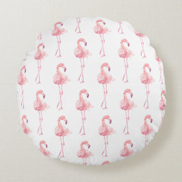 Öm Flamingo Serie Design 2 Rund Kudde