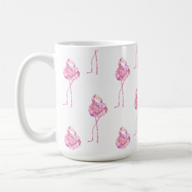 Öm Flamingo Serie Design 3 Kaffemugg (Vänster)
