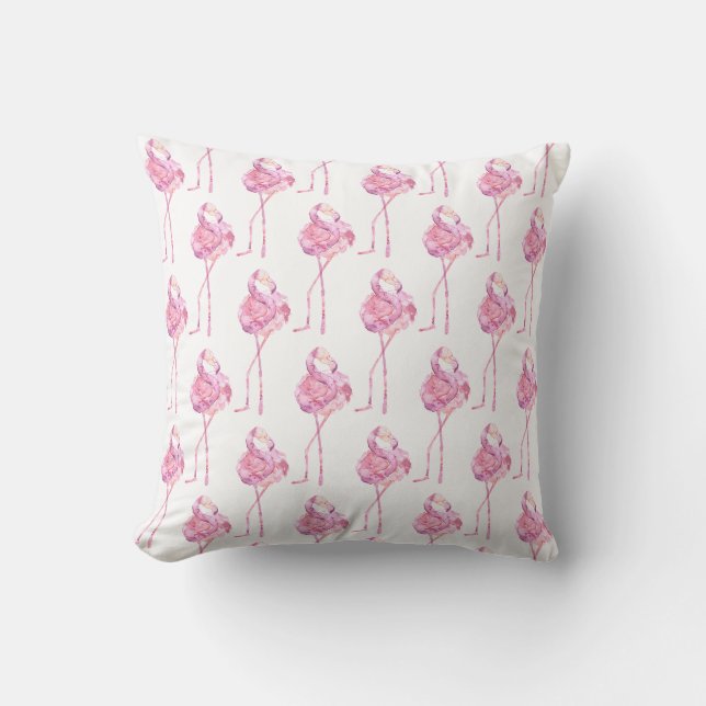 Öm Flamingo Serie Design 3  Kudde (Framsida)