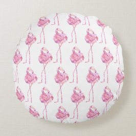 Öm Flamingo Serie Design 3 Rund Kudde
