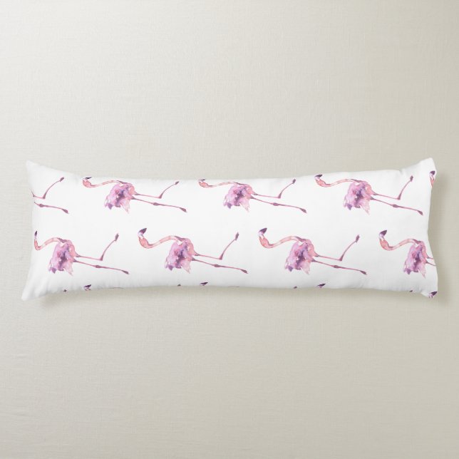 Öm Flamingo Serie Design 5  Kroppskudde (Framsidan)