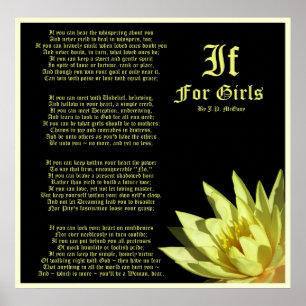 Om för flickadikt av J.P. McEvoy Utskrift Poster
