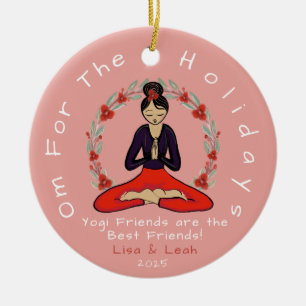 'Om för helgdagar' Yogi bästa vän ornament
