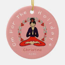 'Om för helgdagar' Yogi-ornament