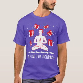 Om för Helgdagarna, Yoga-julskjortan Ho T Shirt