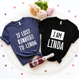 Om Förlorad Återlämnas Till Anpassat Namn Roligt P T Shirt