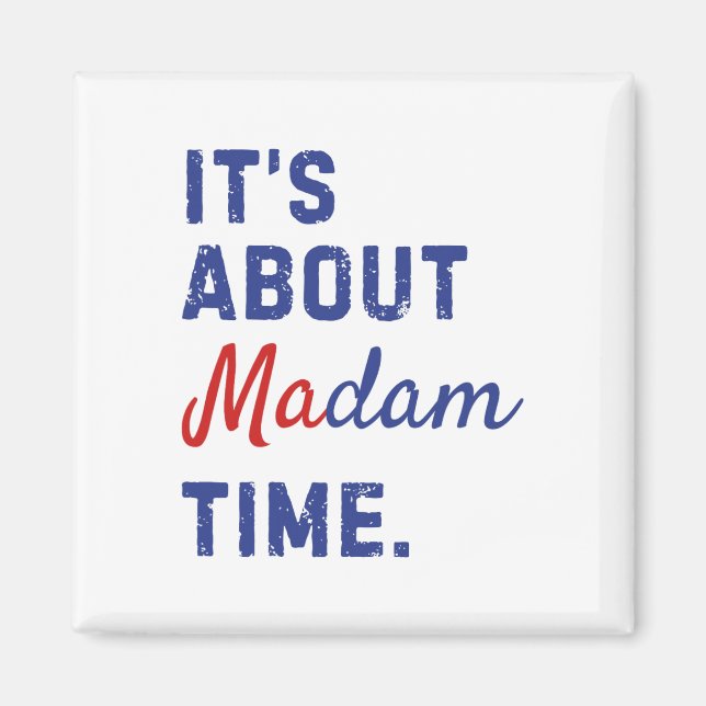 Om fru Time Kamala Harris 2024 President Elec Magnet (Framsidan)