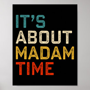 Om fru Time Kamala Harris 2024 President Wome Poster