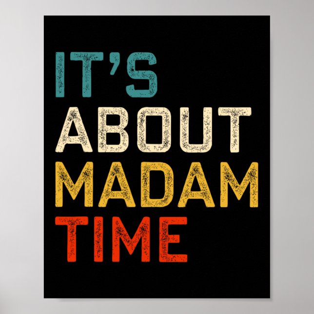 Om fru Time Kamala Harris 2024 President Wome Poster (Framsidan)