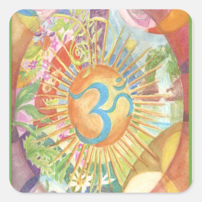 Om Fyrkantigt Klistermärke (Framsida)