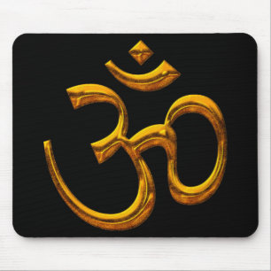 OM gammalt guld verkställer/Mousepad Musmatta