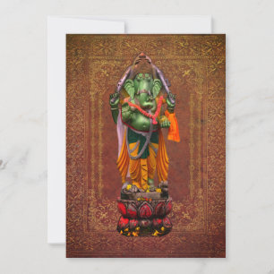 Om Gan Ganpataye Mantra till Lord Ganesha Card Meddelande