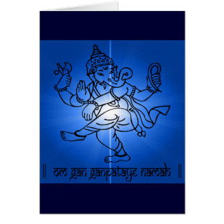 Om-Gan-Ganpataye-Namah Hälsningskort