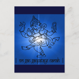 Om-Gan-Ganpataye-Namah Vykort