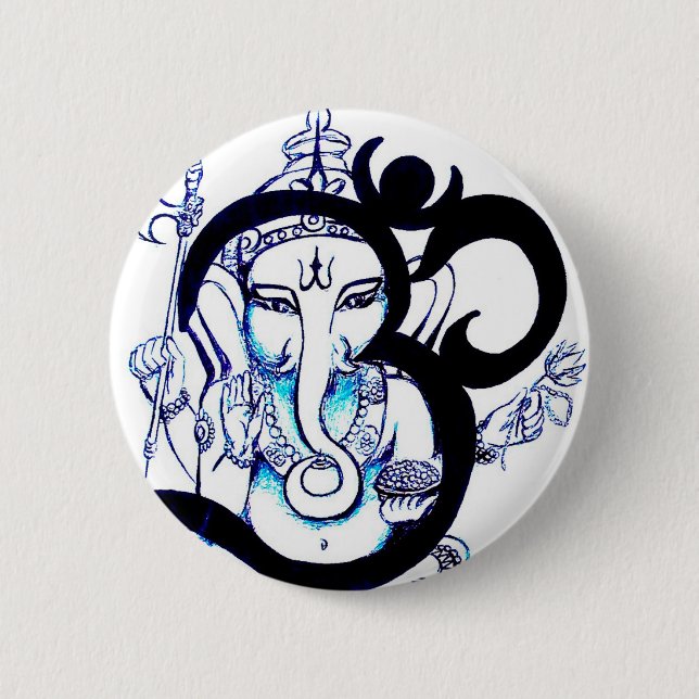 OM - Ganesha Knapp (Framsida)