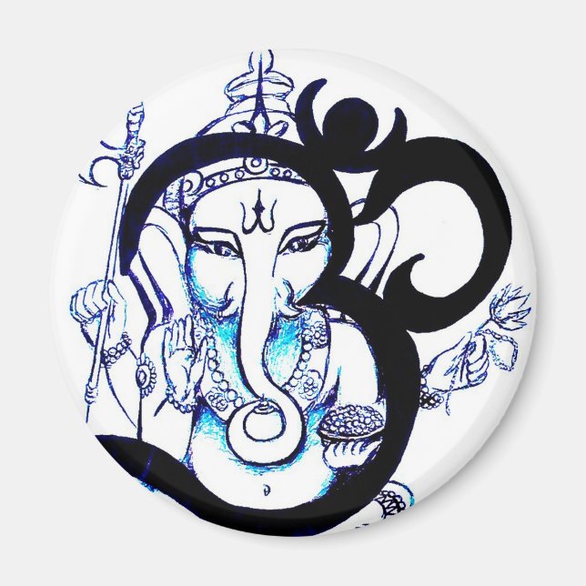 OM - Ganesha Magnet (Framsidan)