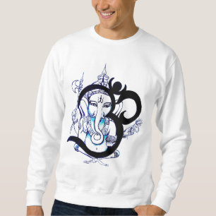 Om - Ganesha manar Svett-Skjorta Långärmad Tröja