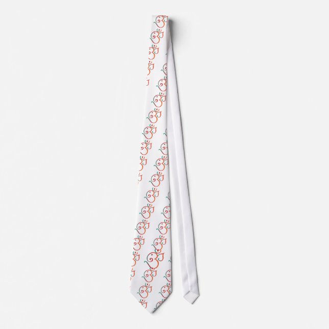 Om-ganpati-grönt-orange Slips (Framsida)