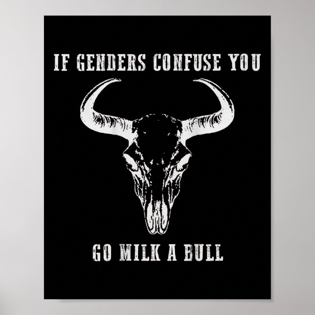 Om Gender förväxlar dig går Mjölk A Bull (på baksi Poster (Framsidan)