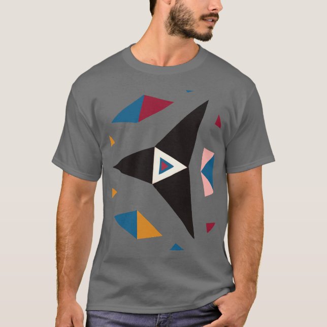 om geometri t-shirt (Framsida)