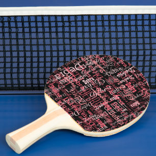 Om Girls och Bord Tennis Pingisracket