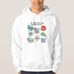 Om gjorda hundar samlar tecken hoodie