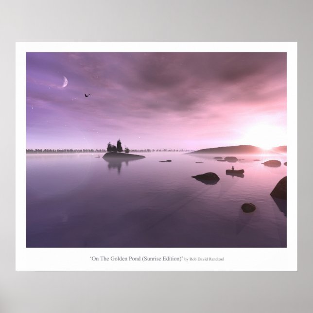 om Golden Pond (Solupplagan) Poster (Framsidan)