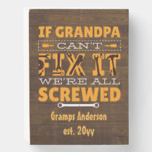 Om GRANDPA Cant Korrigera kan det inte! Personlig