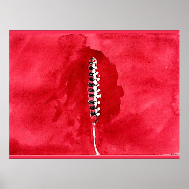 Om granskning av blommor och Träd, spannmål Poster (Framsidan)