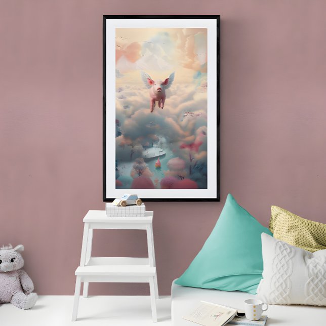 Om Grisar kunde flyga över paradis poster (Skapare uppladdad)