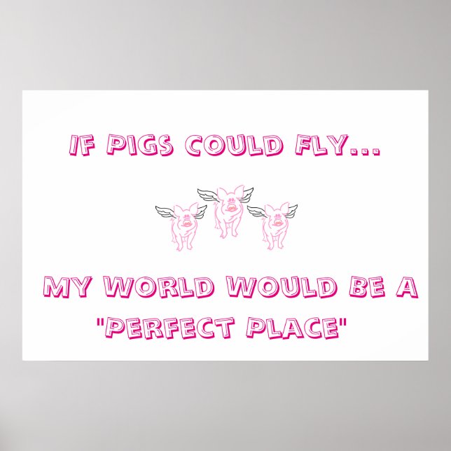 Om Grisar kunde Poster (Framsidan)