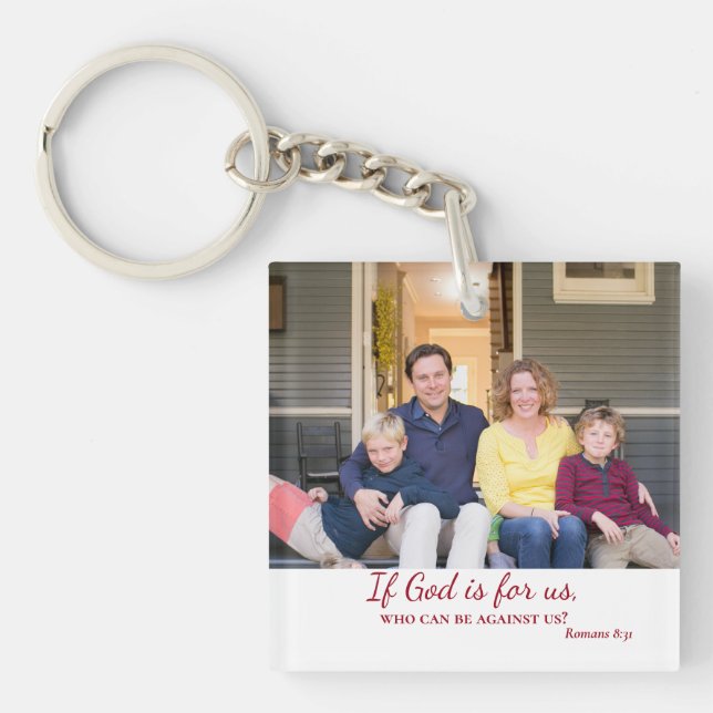 Om Gud är för oss Bible Verse Romans 8:31 (Framsidan)