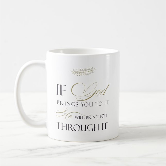 Om Gud förser dig med det Kaffemugg (Vänster)