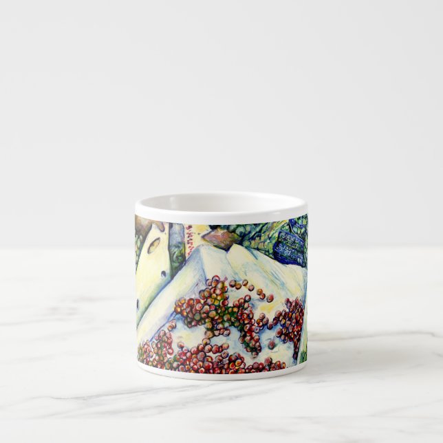 Om Gud hade gjort det bättre hade hon hållit kvar Espressomugg (Framsidan)