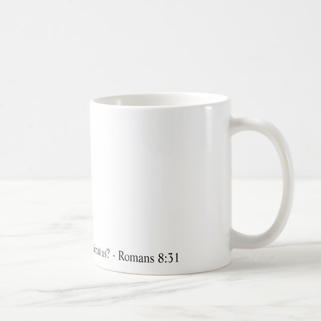 Om guden är för oss, som kan någonsin vara mot kaffemugg (Höger)