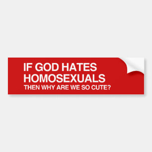 OM GUDEN HATAR HOMOSEXUALS.png Bildekal