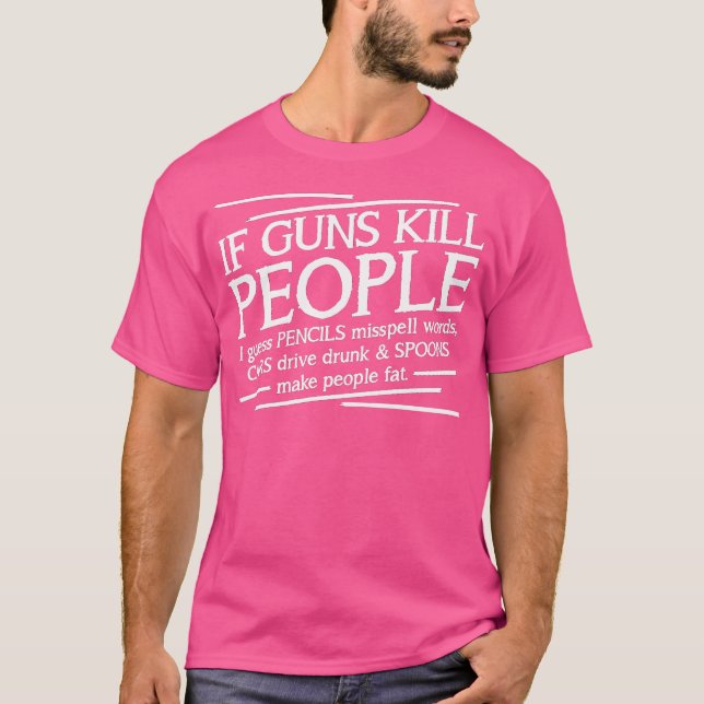 Om Guns Döda People T Shirt (Framsida)