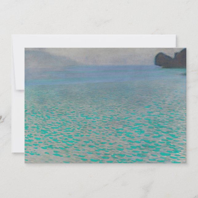 om Gustav Klimt, Vintage Fine Art, Sjö (Framsida)