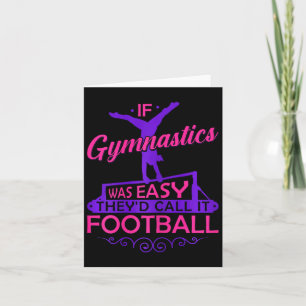 Om Gymnastiken var enkel, så kallar de det Footbal Kort