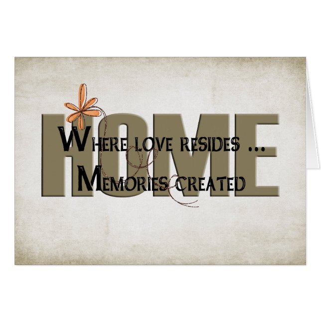 Om hemmet OBS kort (Framsidan Horizontal)