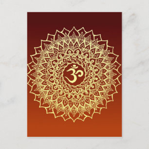 OM HINDU-SYMBOL VYKORT