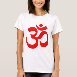 Om hinduiskt och buddistiskt symbol (för ॐ) - t shirt