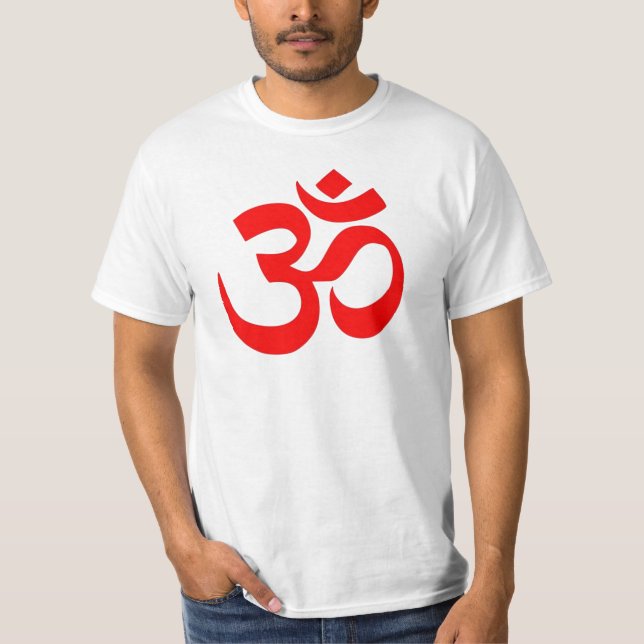 Om hinduiskt och buddistiskt symbol (för ॐ) - tröja (Framsida)