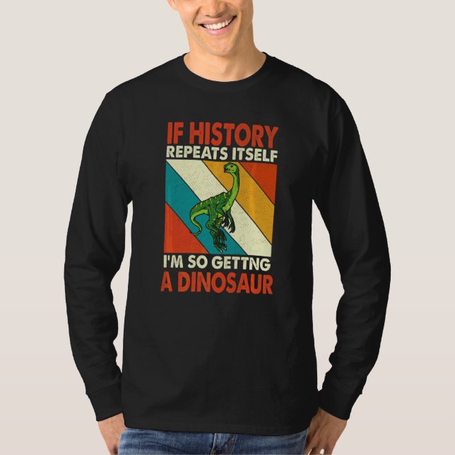 Om historien repeterar sig själv för att få en dos t shirt (Framsida)