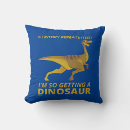 OM HISTORIEN UPPREPAR SIG SJÄLV SÅ FICK EN DINOSAU KUDDE