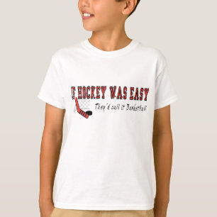 Om hockey var lätt t-shirt
