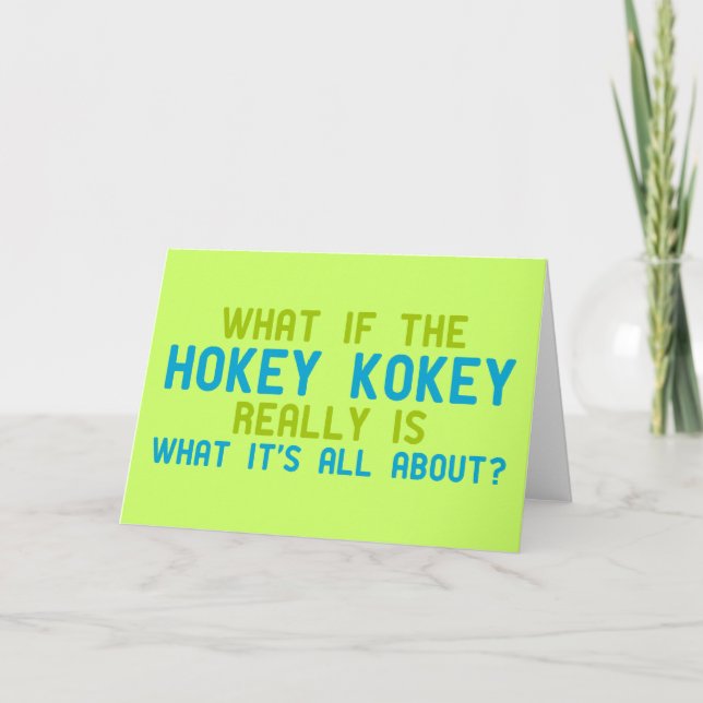Om Hokeyen Kokey är egentligen vad den är All om Kort (Framsida)